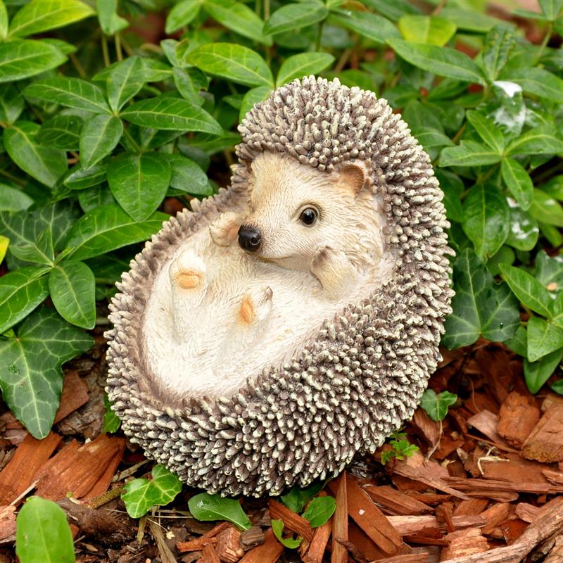 Dazikemo Dekofigur Gartenfigur Igel 12 x 11 x 12 cm - Bild 1