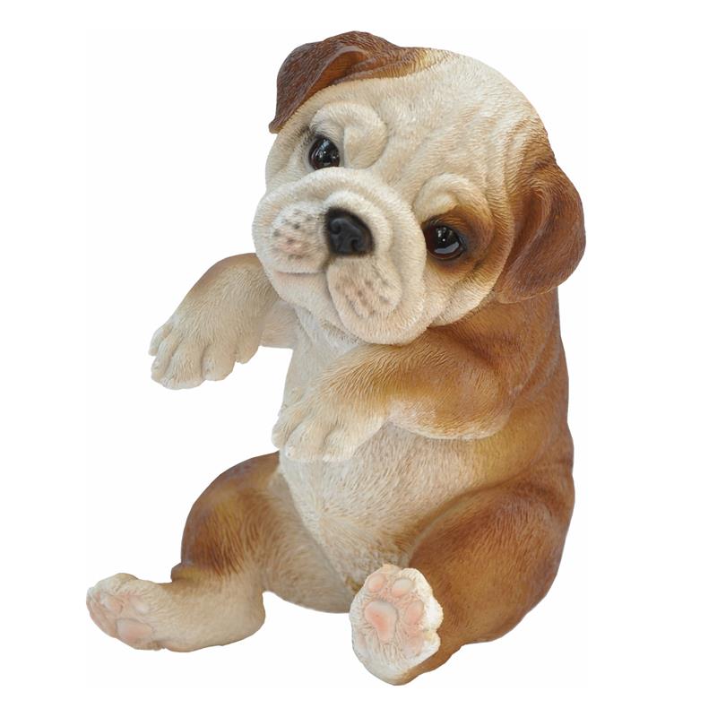 Dazikemo Dekofigur Gartenfigur Bulldogge 19 x 12 x 11 cm - Bild 1
