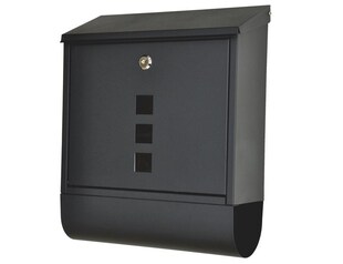 Dazikemo Briefkasten Piazza schwarz 38,5 x 30 x 11 cm - Bild 1