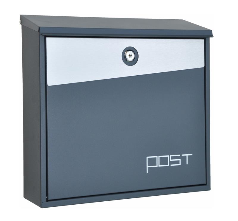 Dazikemo Wandbriefkasten Adiana grau - Bild 1