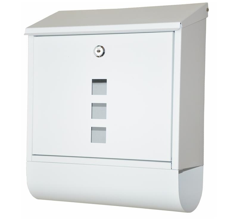 Dazikemo Briefkasten Piazza weiss 38,5 x 30 x 11 cm - Bild 1