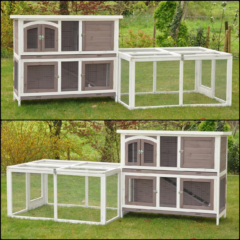 Nanook XXL Hasenstall Freigehege Kombination - Bild 1