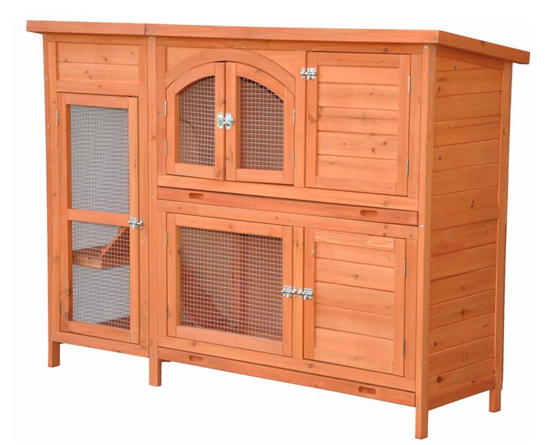 Nanook Hasenstall Kaninchenstall XL Jumbo natur - Bild 1