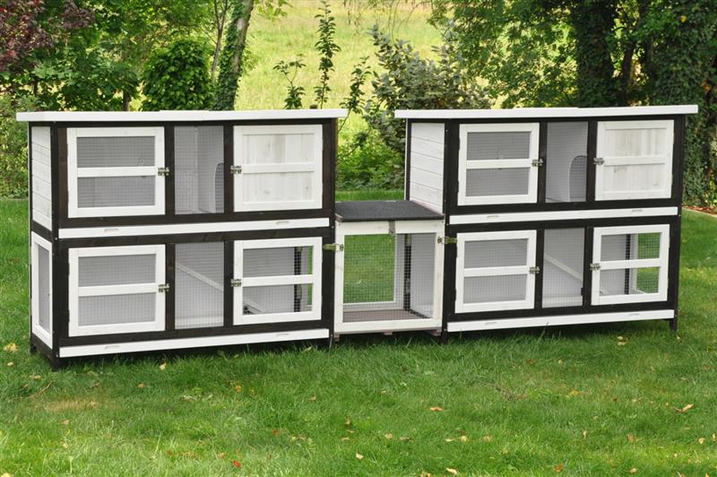 Nanook XXL Doppel Hasenstall Kombi Frederik - Bild 1