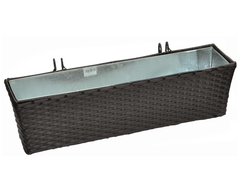 Dazikemo Balkon Pflanzkasten Nikolai braun - Bild 1