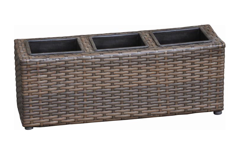 Dazikemo Balkonkasten Pflanzk&uuml;bel Madeira braun - Bild 1