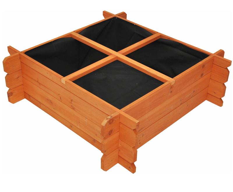 Dazikemo Gem&uuml;sebeet Pflanzkasten braun - Bild 1