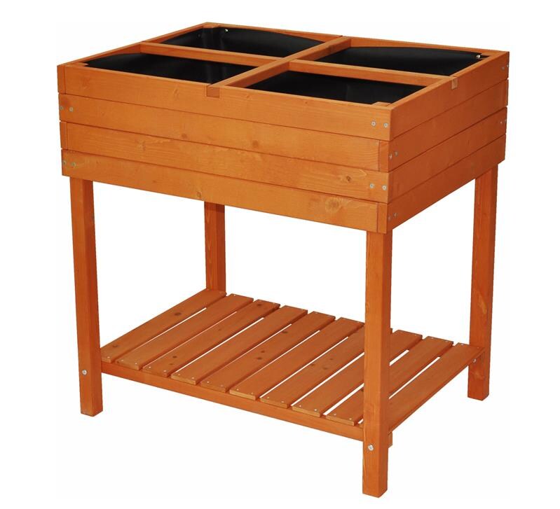 Dazikemo Gemüse Hochbeet / Kräuterbeet braun | 04251639207513