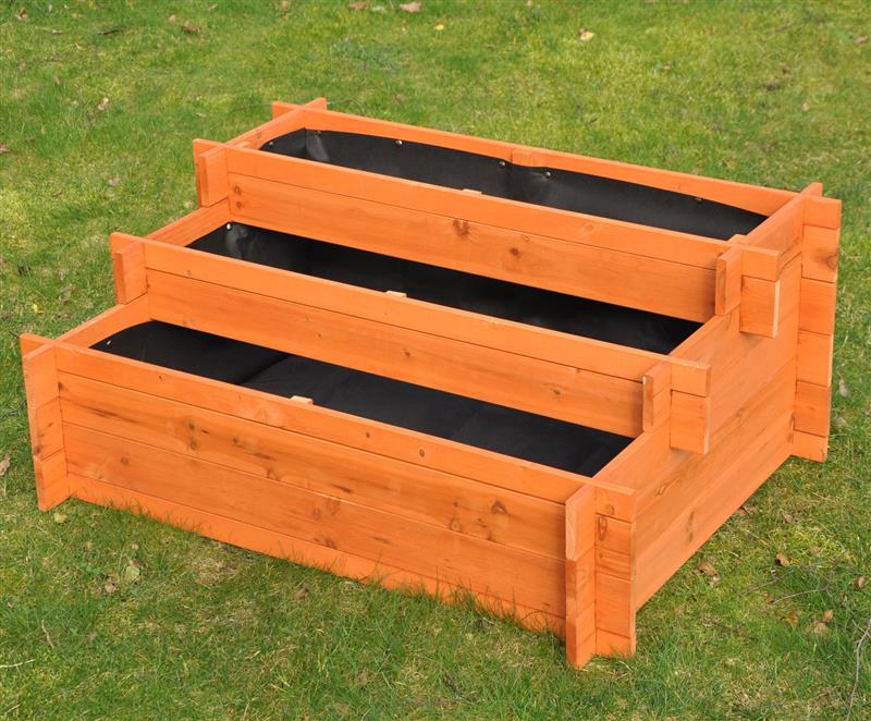 Dazikemo Stufenbeet 90 x 65 x 40 cm - Bild 1
