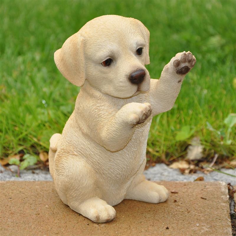 Dazikemo Dekofigur Gartenfigur Labrador Welpe - Bild 1