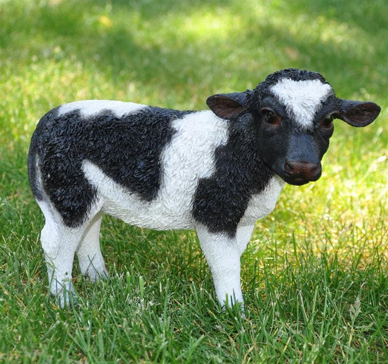 Dazikemo Dekofigur Gartenfigur Kuh 18 x 24 x 10 cm - Bild 1