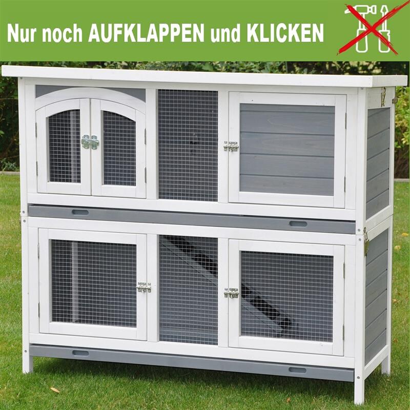 Nanook Klapp Kleintierstall - einfache Klick-Montage