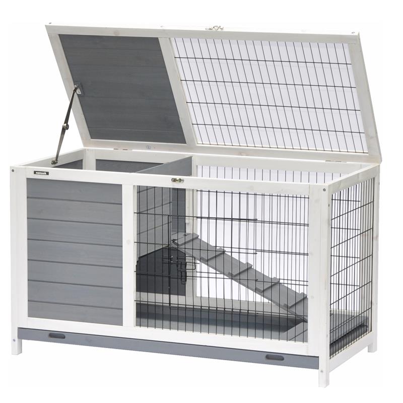 Nanook Meerschweinchenstall Easy grau wei&szlig; - Bild 1