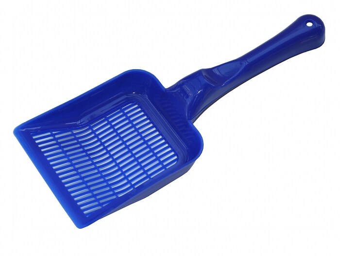 Nanook Katzenstreuschaufel Siebweite fein - 2 mm blau - Bild 1