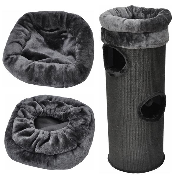 Nanook Katzenbett f&uuml;r Kratztonnen anthrazit - Bild 1