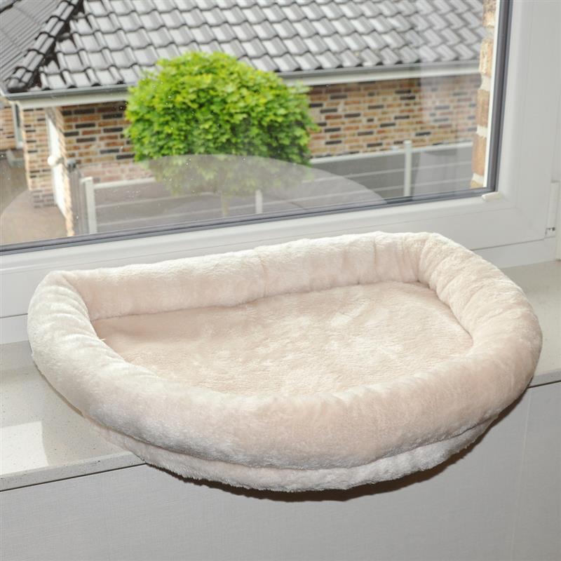 Nanook Fensterliege  Katzenbett Cosy beige 56 cm - Bild 1