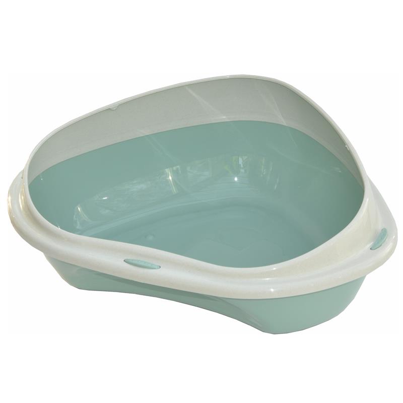 Georplast Eck Katzentoilette Shuttle Corner mintgr&uuml;n - Bild 1
