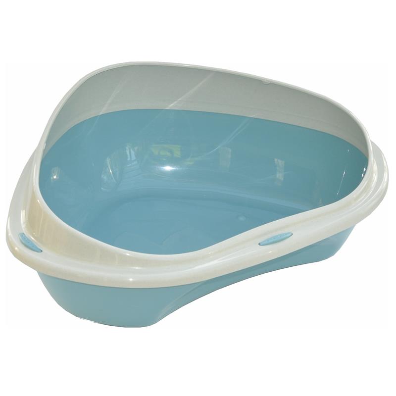 Georplast Eck Katzentoilette Shuttle Corner blau - Bild 1