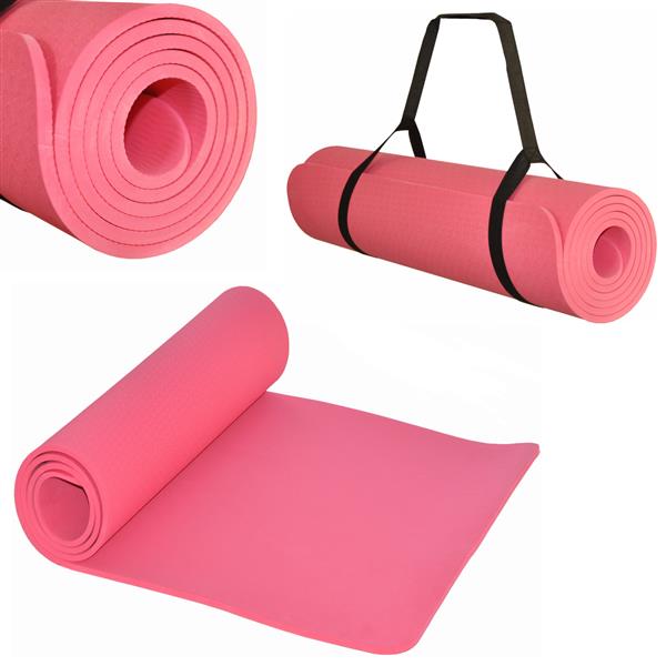 Dazikemo XXL Komfort Yogamatte PINK &ndash; Hautfreundlich, gelenkschonend, Premium-Qualit&auml;t - Bild 1