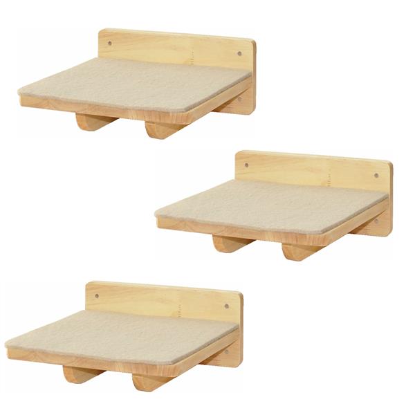 Nanook 3-er Set Katzentreppe f&uuml;r Wandmontage - Bild 1