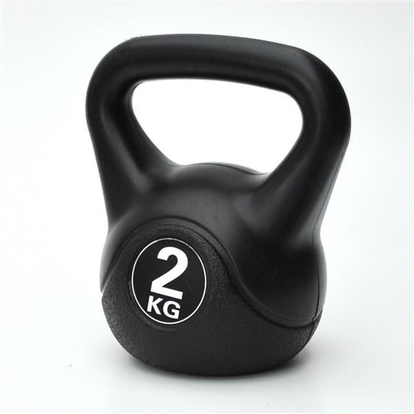 Dazikemo Black 2 kg Kettlebell: Kugelhantel in Premium-Qualit&auml;t - Bild 1