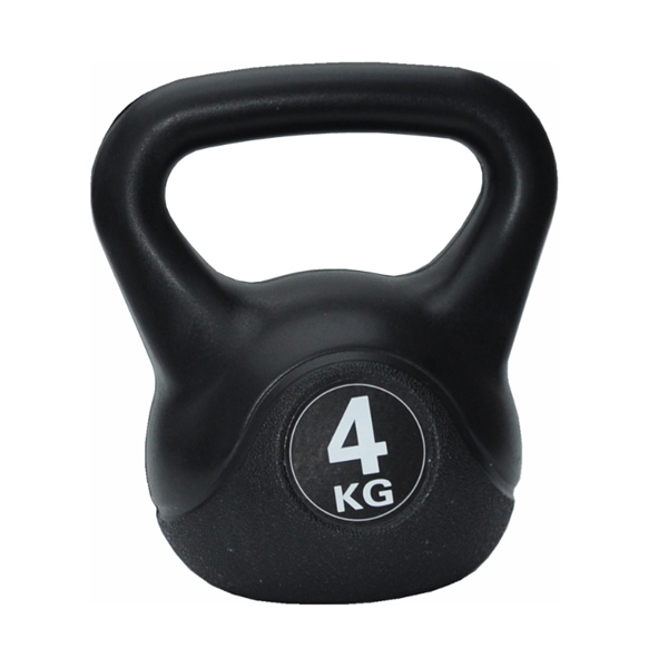 Dazikemo Black 4 kg Kettlebell: Kugelhantel in Premium-Qualit&auml;t - Bild 1