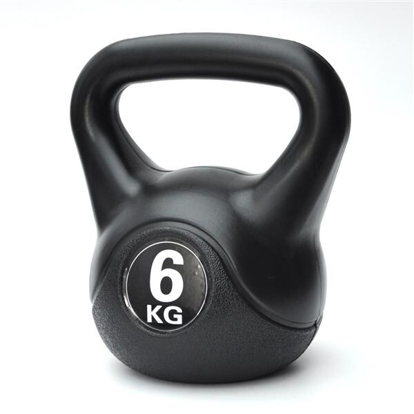 Dazikemo Black 6 kg Kettlebell: Kugelhantel in Premium-Qualität | 04251639210469