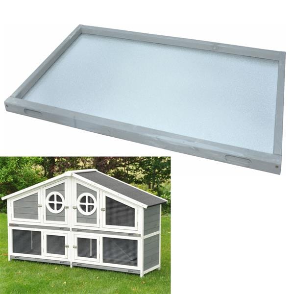 Nanook Untere Ersatz Kotwanne Hasenstall Momo XXL grau - Bild 1