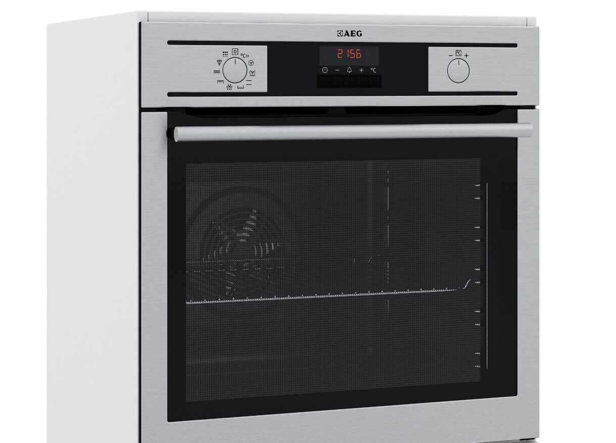 Kontor-Hermsen Unterschrank 60 cm Backofenschrank Schwarz - Bild 1