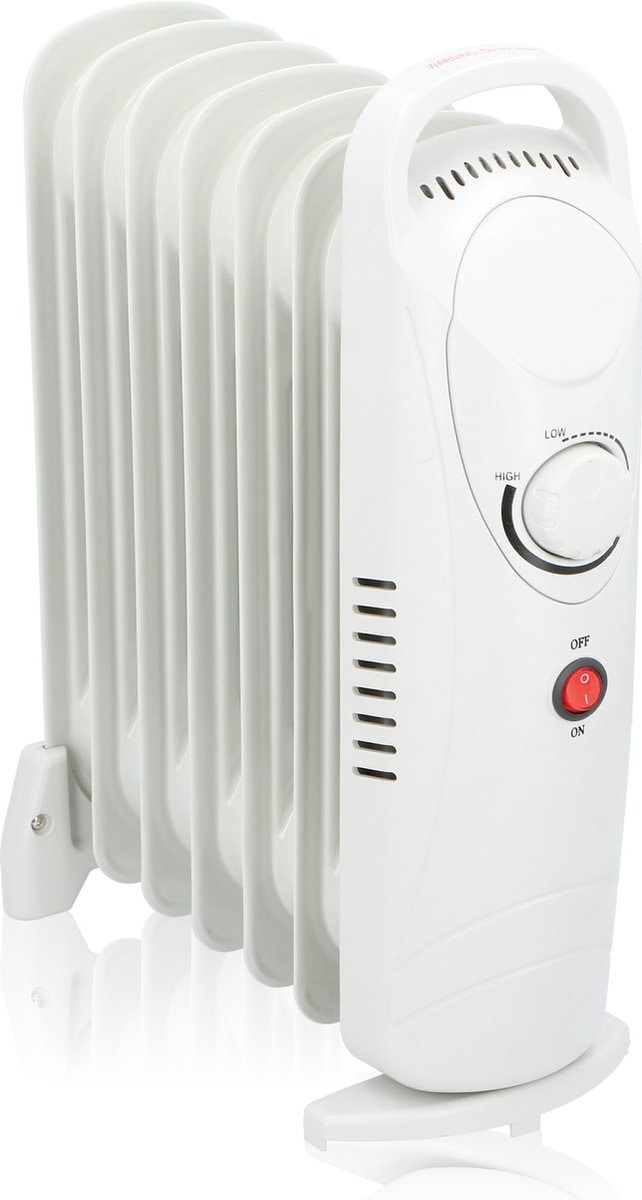 Alpina Elektroheizung 850W &Ouml;lradiator Heizung wei&szlig; 7 Rippen - Bild 1