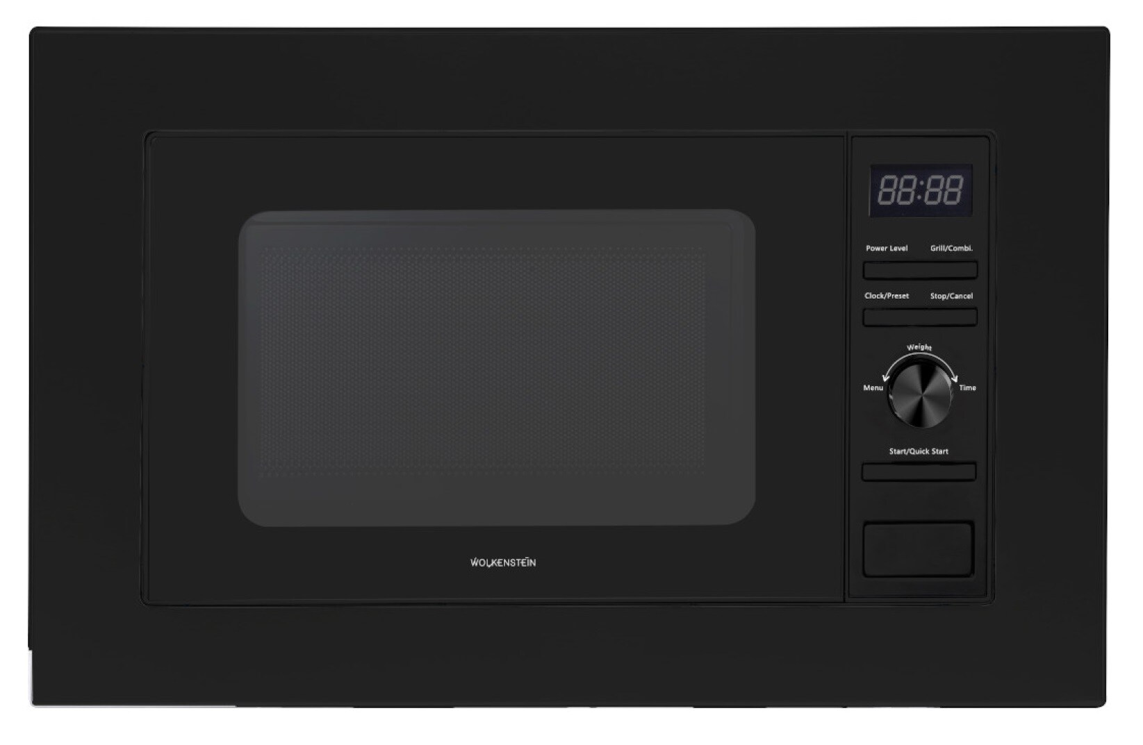 Wolkenstein Einbaumikrowelle WMW800-20GB EB - schwarz 800W Grill 900W - Bild 1