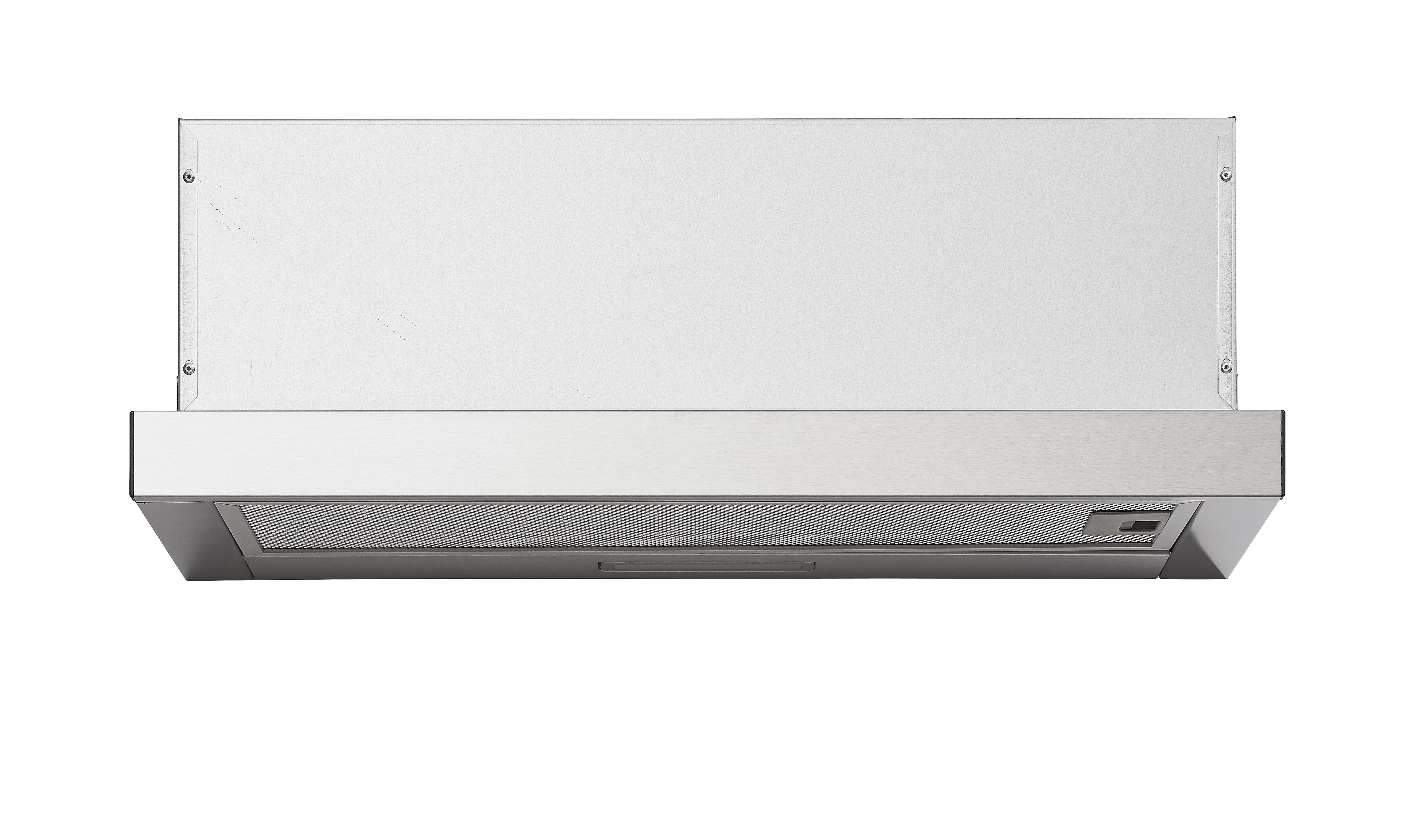 PKM Flachschirmhaube FS1-60BSPY, 60cm, ausziehbar, Edelstahlblende, Einbauhaube - Bild 1