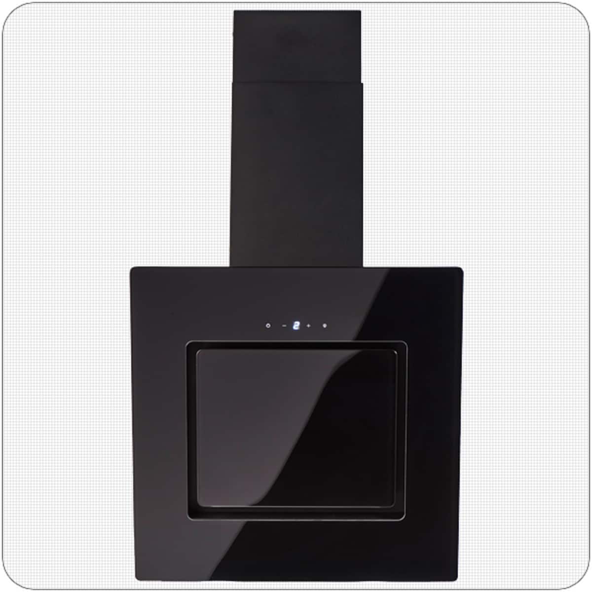 PKM Kopffreihaube S26-50 BBTY - 50cm, schwarz, Glas, LED, Dunstabzugshaube - Bild 1