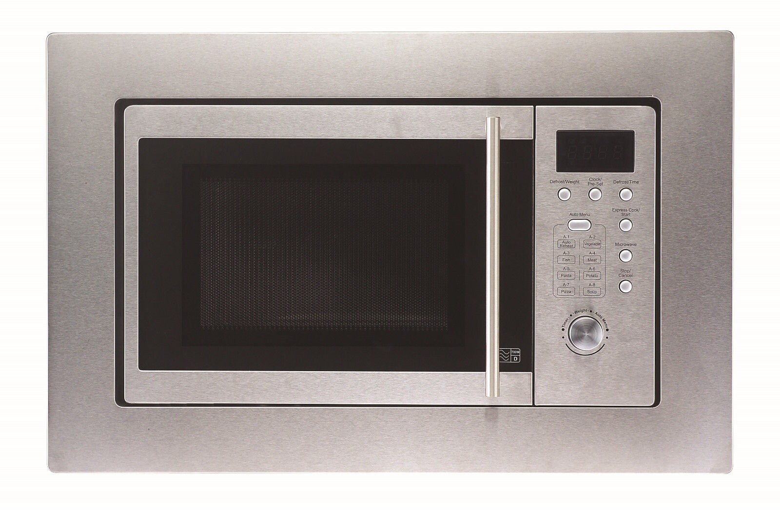 PKM Einbaumikrowelle MW800-20.8EB - Edelstahl 800Watt, 20 Liter