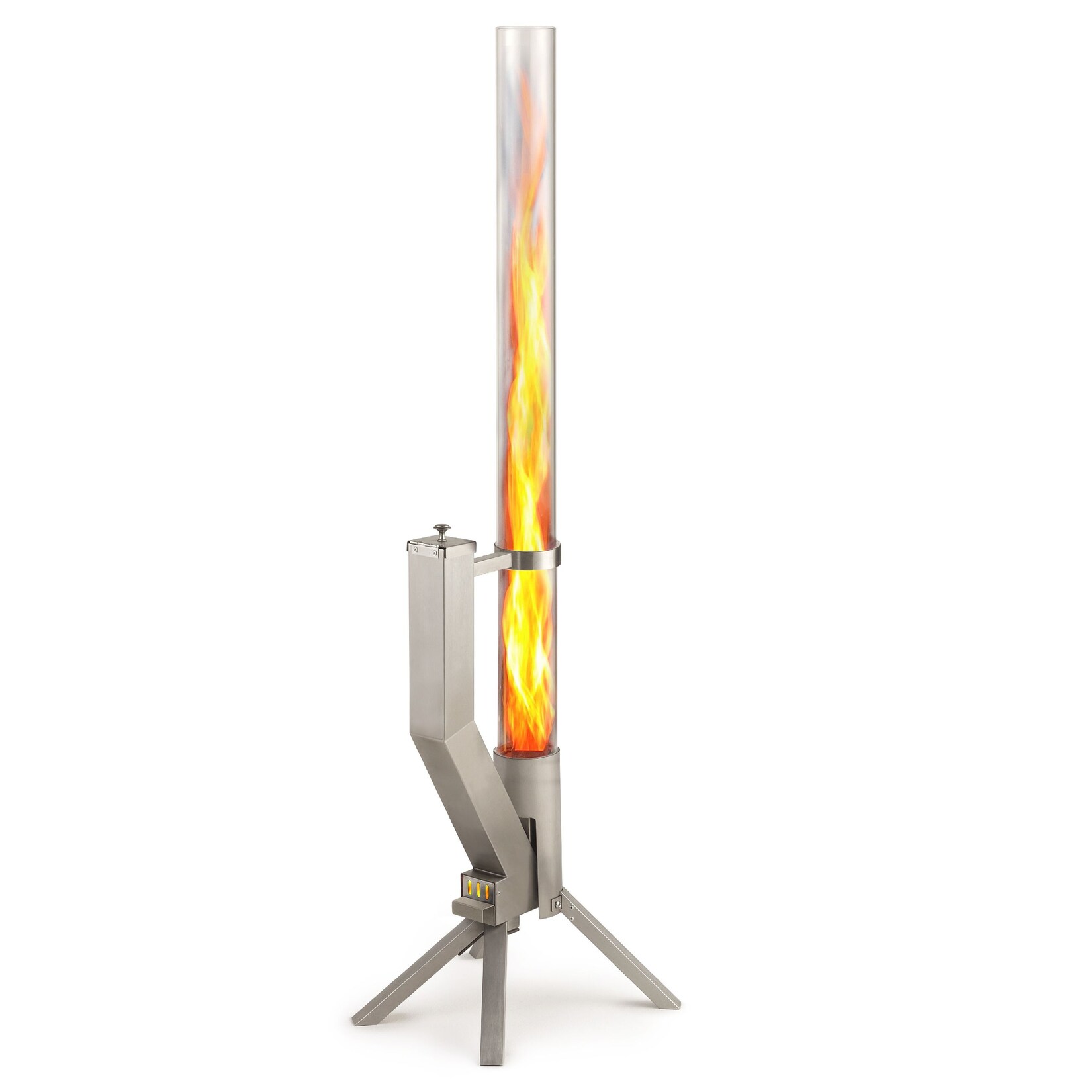 GARDENFLARE Feuerrohr aus Edelstahl in Silber für Outdoor-Bereiche | 04262479840006