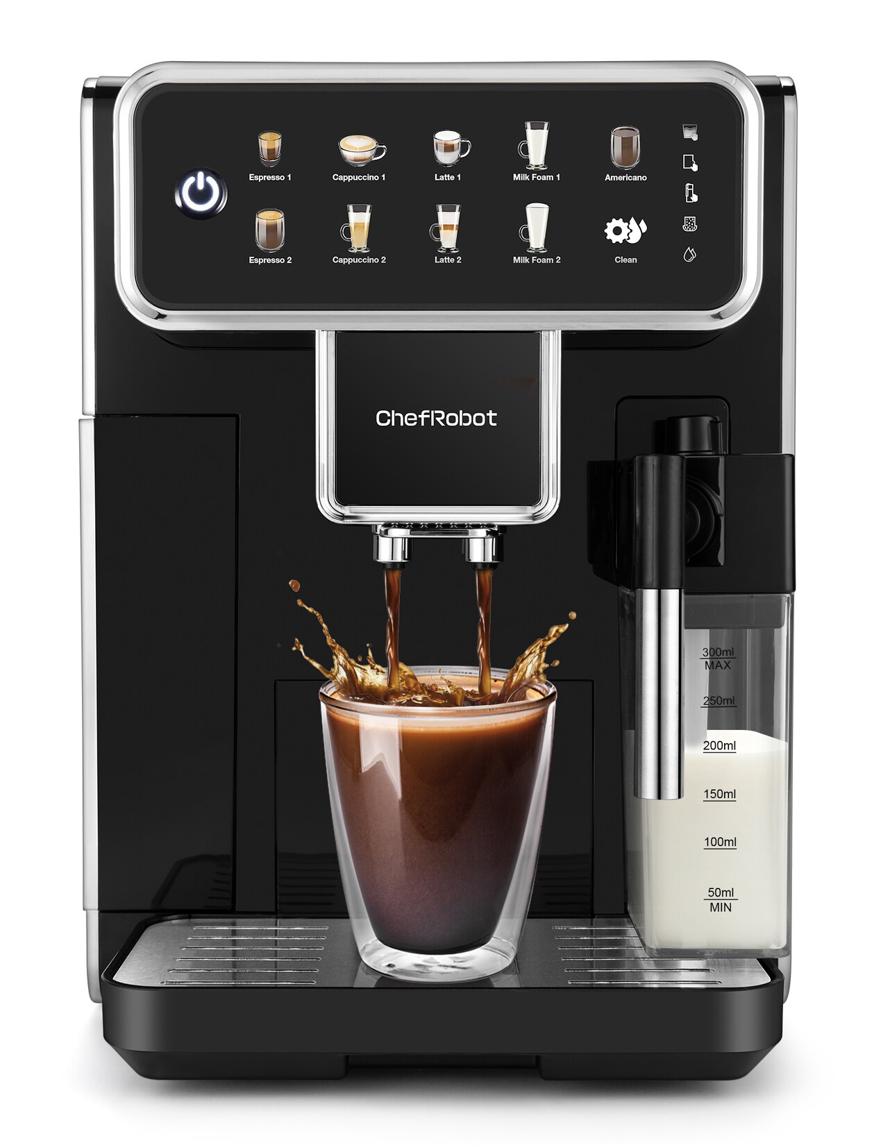 ChefRobot Kaffeevollautomat, 4 Sorten, Touchscreen, 1,5 l, selbstreinigend | 00730691962225