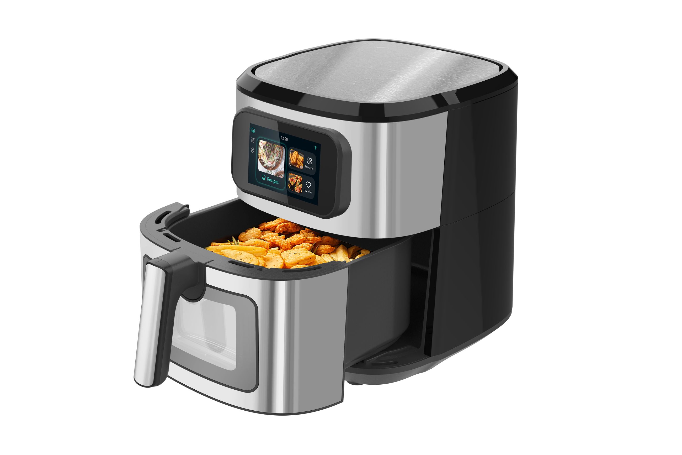 ChefRobot Smart Airfryer 6,5L mit App, Waage & Auto-Kochzeit, TFT Touch (EN/ES) - Bild 1