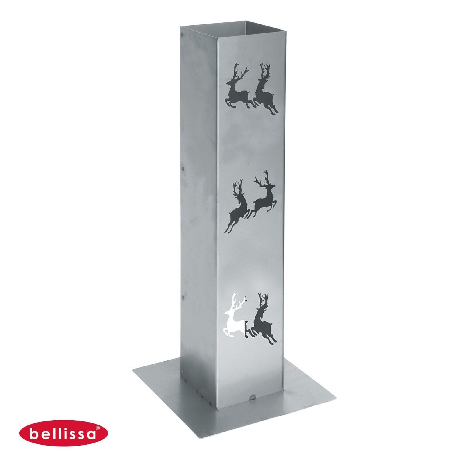 Bellissa Bellissa&reg; Corten Feuers&auml;ule 70cm Lichts&auml;ule Windlicht S&auml;ule Garten - Bild 1