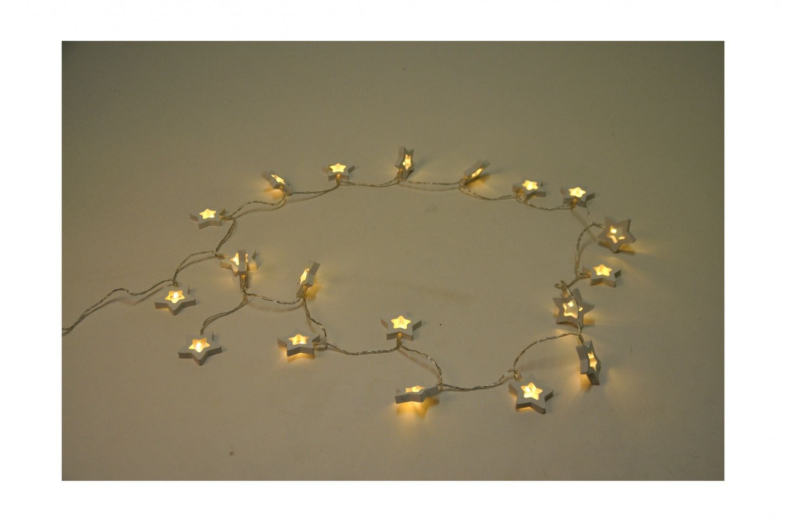 BURI BURI Lichterkette 20 LEDs Weihnachtsdeko Stern Bl&uuml;te Hochzeit - Bild 1