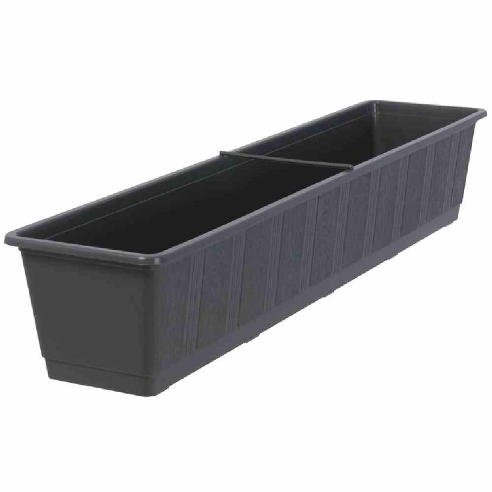 Geli Geli Blumenkasten, Standart 80 cm, anthrazit, 80 x 17.5 x 14.5 cm, - Bild 1