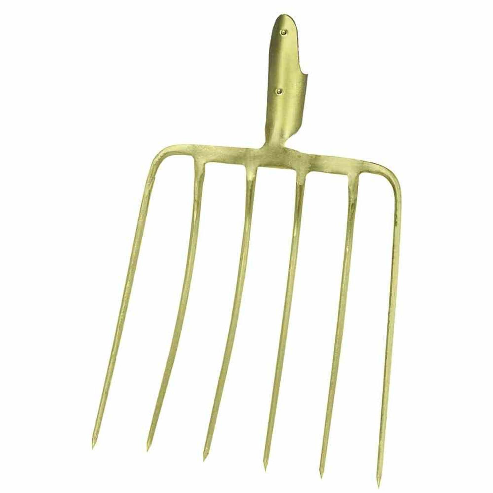 Ideal IDEAL-Maisgabel, 6 Zinken, ohne Stiel Au&szlig;enzinken aufgebogen - Bild 1