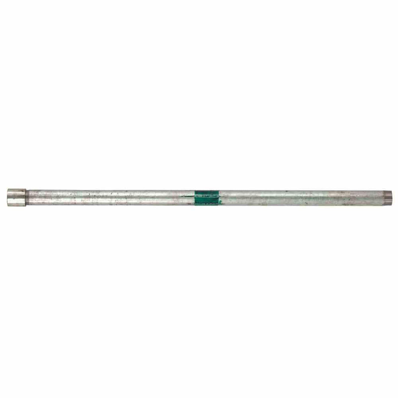 PUTEUS Pumpen-Verl&auml;ngerungsrohr 31,75mm (1 1/4") - L&auml;nge 100 cm, verzinkt - Bild 1