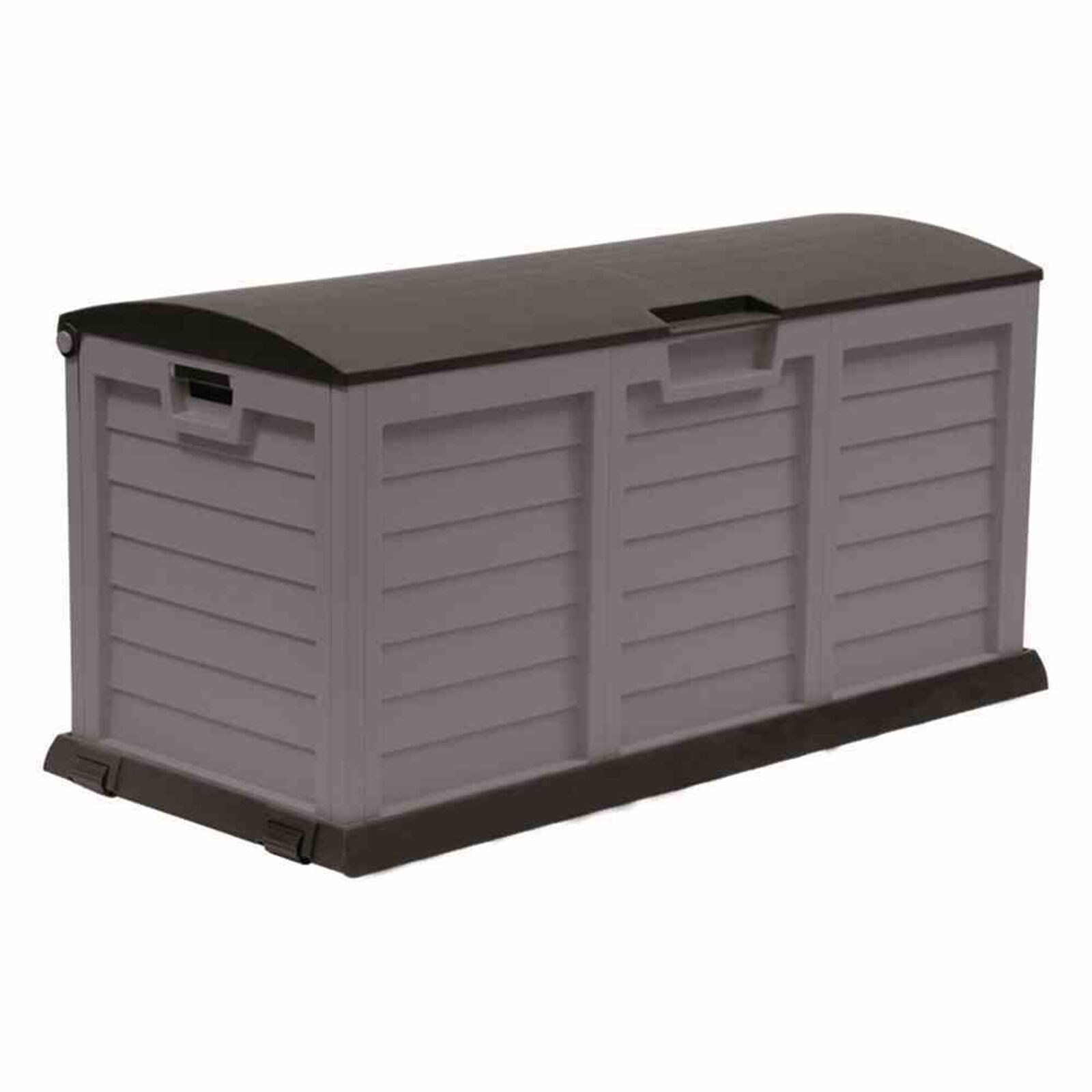 Kissenbox Jumbo XXL silber/schwarz Kunststoff