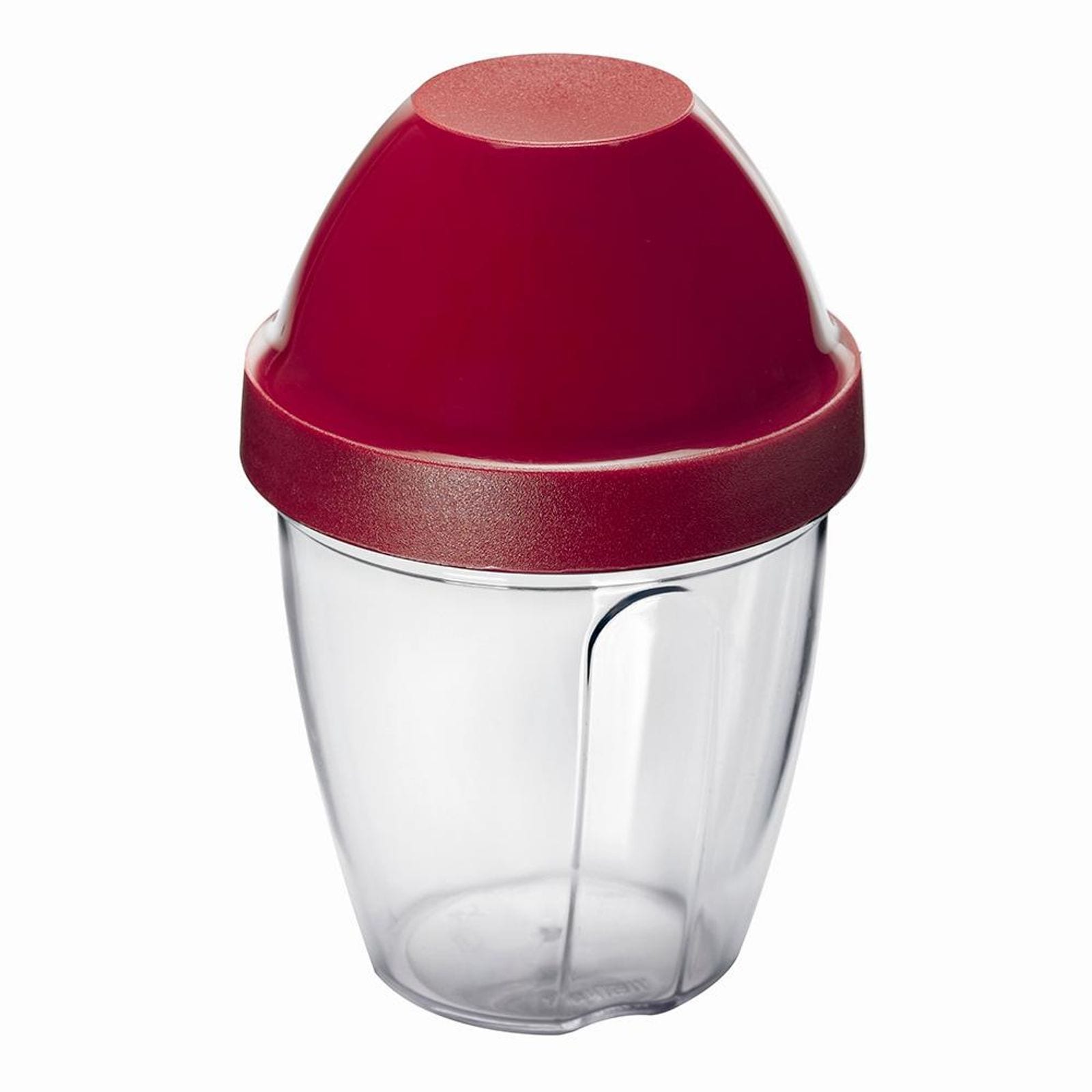 Westmark Mixbecher "Mixei", 0,25 l 8,5 x 13 cm, transparent/rot