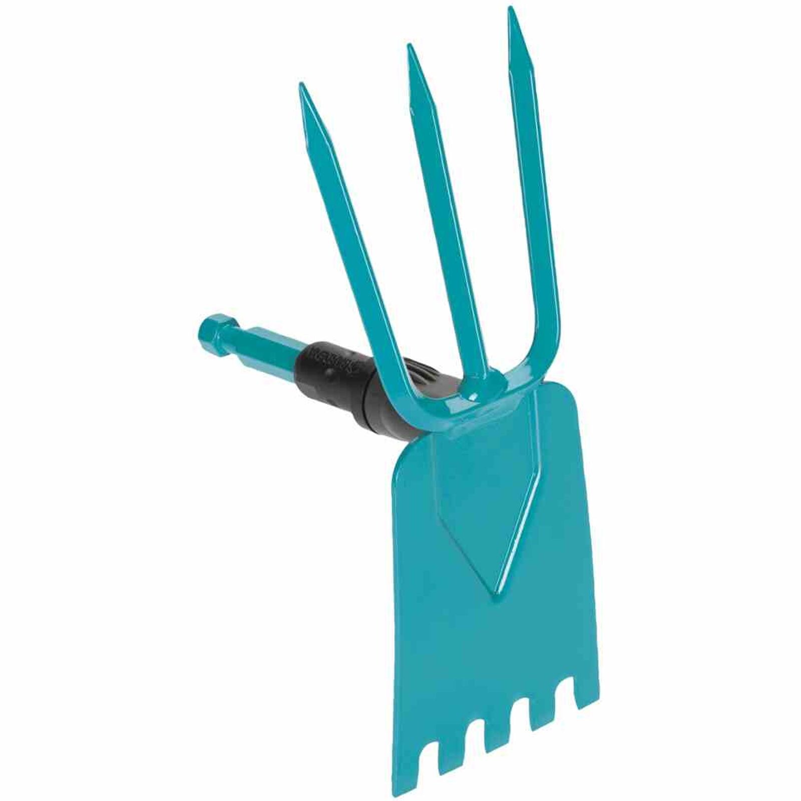 Gardena combisystem-Gartenhacke: Hacke mit geradem Blatt, 3 Zinken, 9