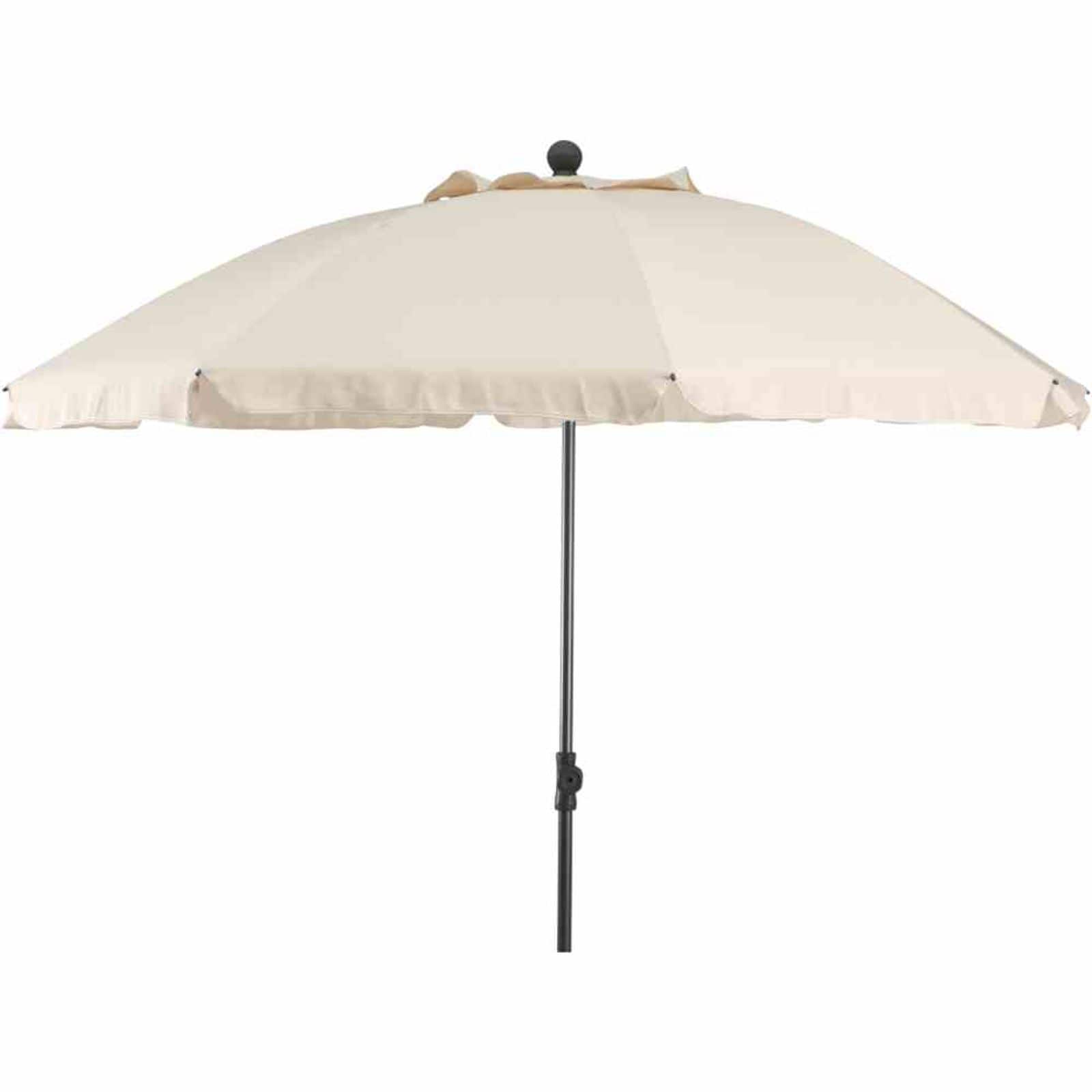 Siena Garden Tropico Mittelstockschirm natur &Oslash; 250cm Sonnenschirm Terrassenschirm - Bild 1