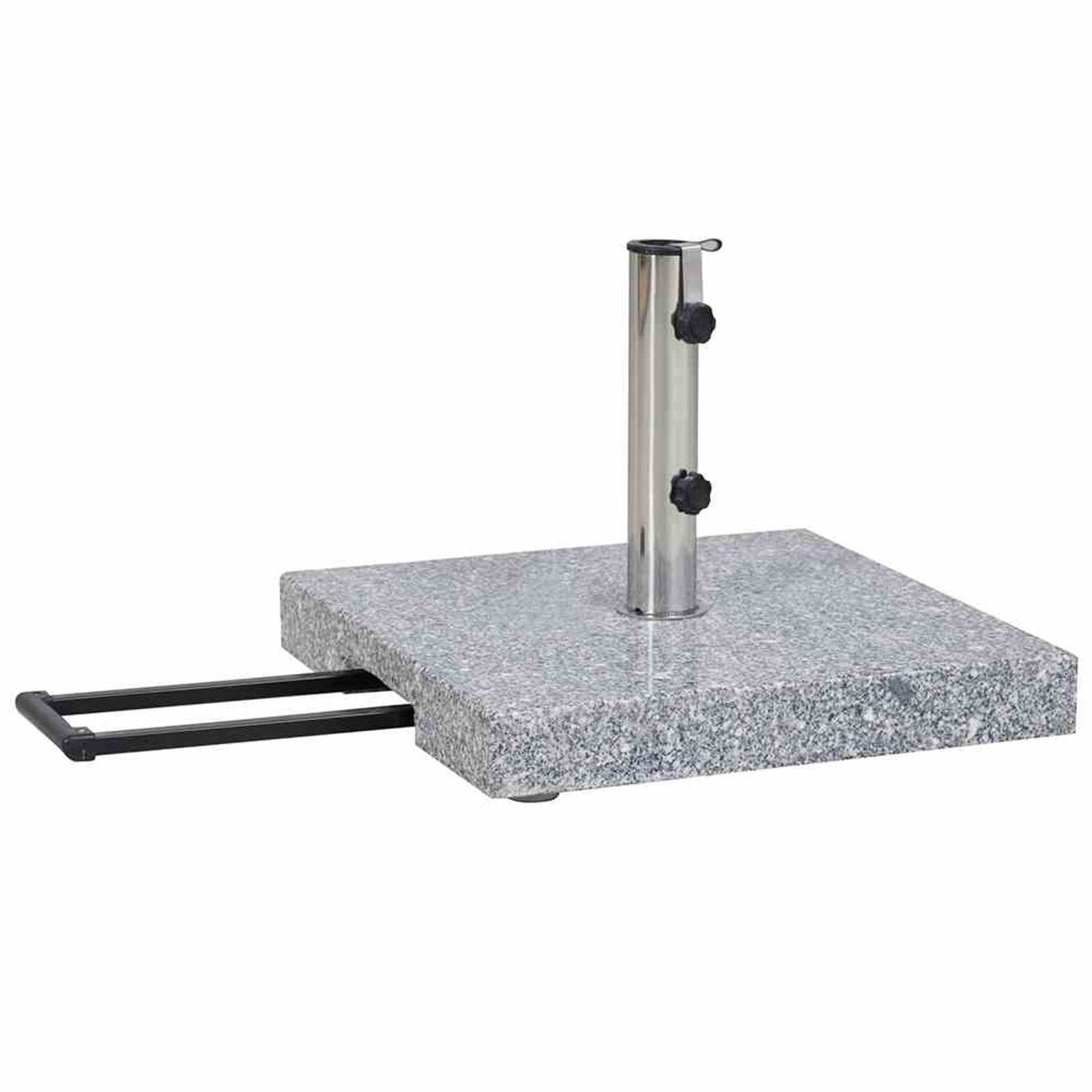 Siena Garden Granitst&auml;nder Trolley 45 kg eckig mit Tolley-Auszug und Rollen - Bild 1
