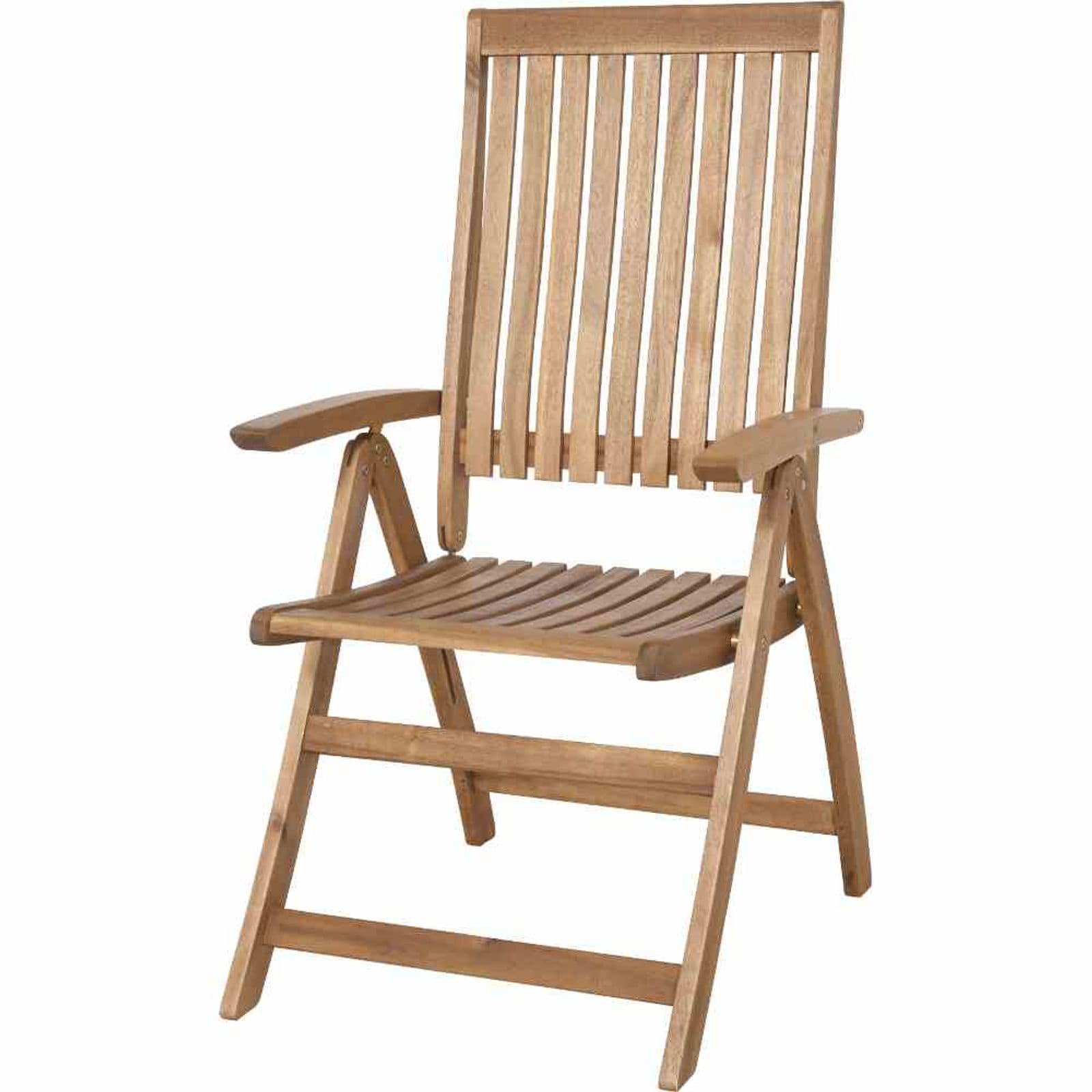 Siena Garden Paleros Klappsessel Gestell und Fl&auml;che Akazienholz FSC&reg;-100% natur - Bild 1