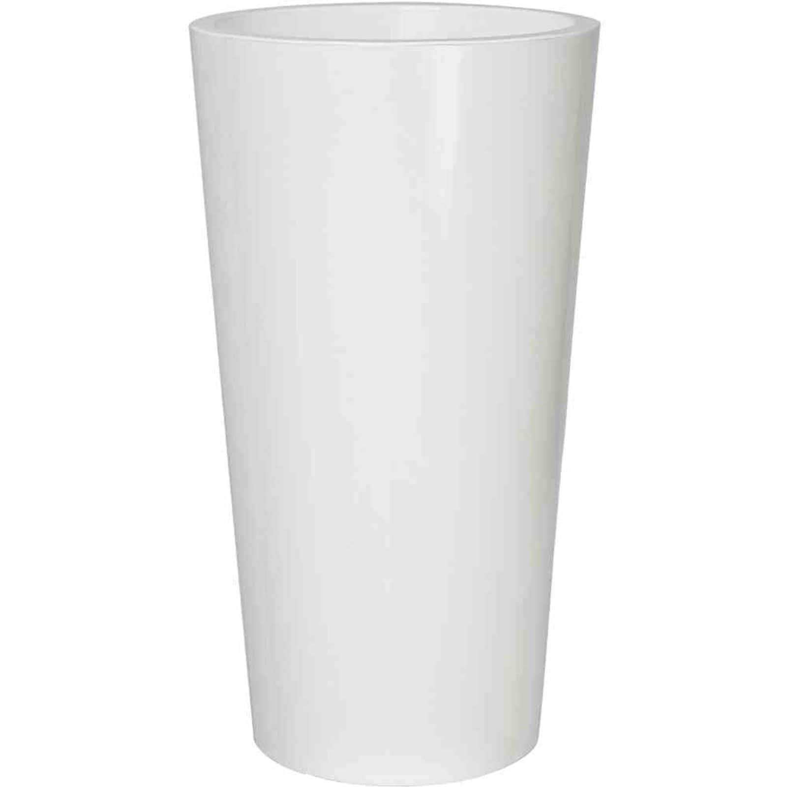 euro3plast Pflanztopf TUIT 33 cm wei&szlig; - Bild 1