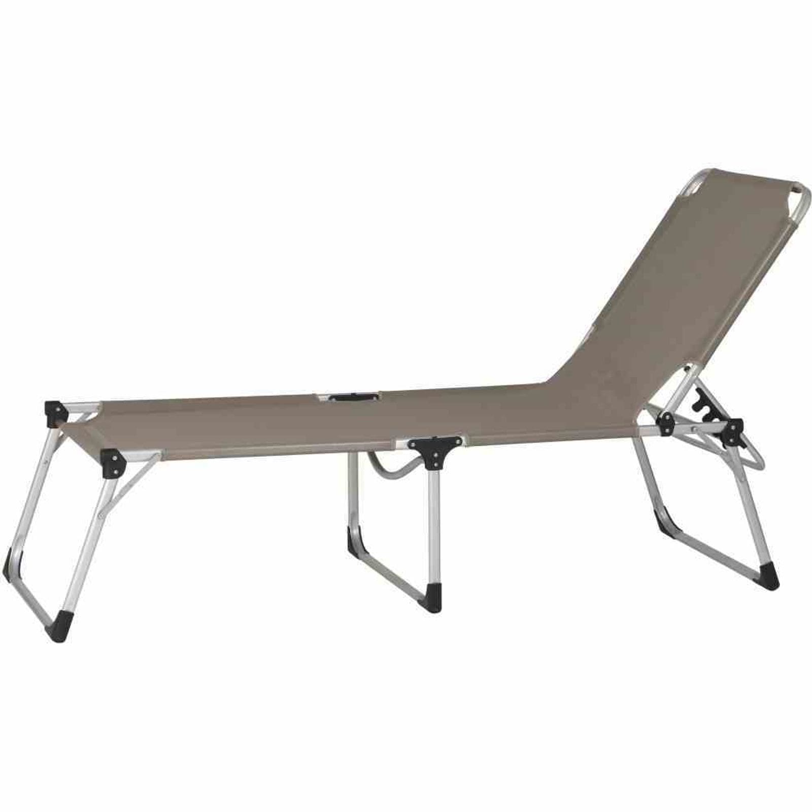 Siena Garden Alu-Dreibeinliege XXL Gestell Aluminium silber, Fl&auml;che Ranotex&reg;-Gewebe - Bild 1
